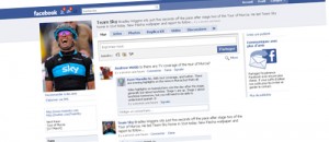Suivez l'actualité du Team Sky sur Facebook