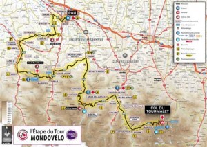 Le parcours de l'Etape du Tour 2010