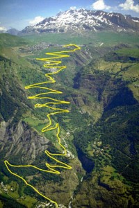 La montée de l'Alpe d'Huez