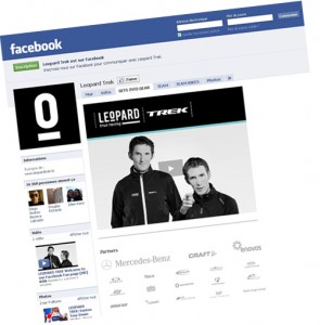 La page Facebook de l'équipe Leopard-Trek