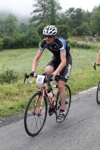 Dans la montée du col d'Aubisque, les jambes sont là !