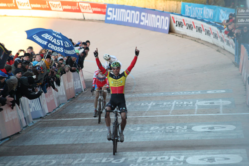 Victoire de Sven Nys en Coupe du Monde à Roubaix
