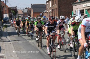 Dans le peloton à Callenelle (Belgique)