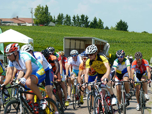 Dans le peloton du championnat de France