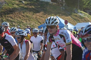 Au départ de la cyclosportive La Madeleine 2013