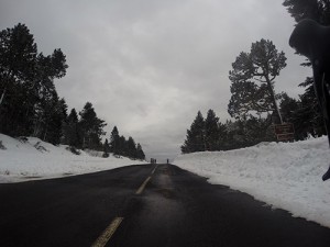 De la neige sur les plus hauts sommets ardéchois