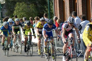 A l'avant garde du peloton à Bousies