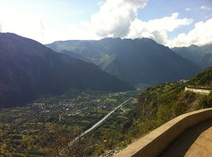 La route du retour vers Auris