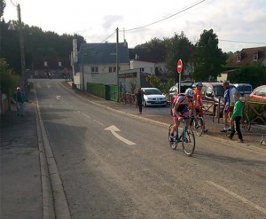 Arrivée du chrono à Roellecourt ...