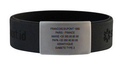 Le bracelet Safesport ID peut vous sauver la vie !