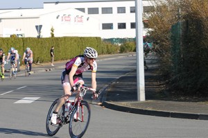 Echappé sur la première course de l'année à Seclin