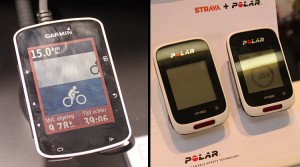 Les Garmin Edge 520 et Polar M450