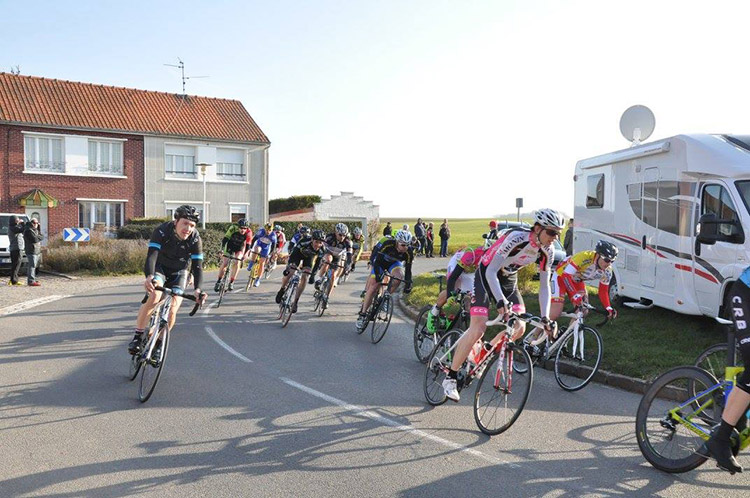 Dans le peloton à Noyelles sur Selle