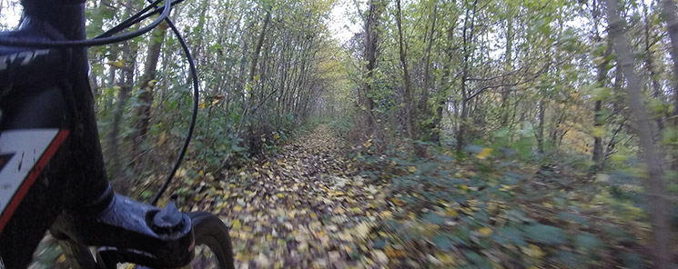 Entraînement VTT en hiver...