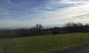 Belle vue au dessus de Clermont-Ferrand