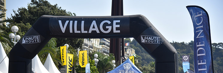 Le village départ de la Haute Route Alpes 2017