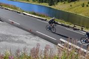 La descente du Col de Vars sur la Haute Route...