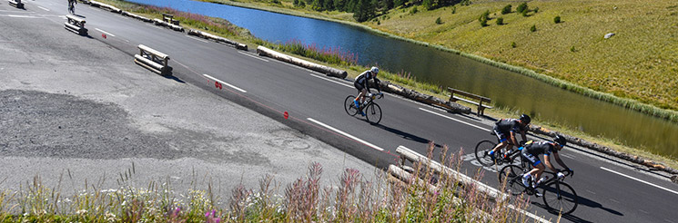 La descente du Col de Vars sur la Haute Route...