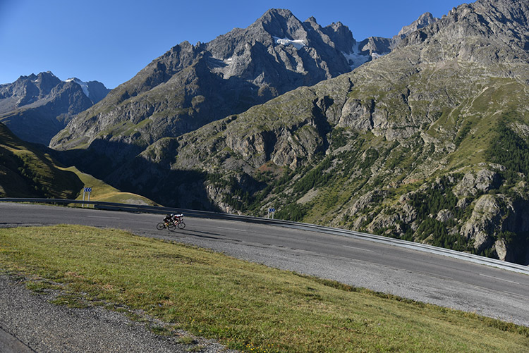 La descente à bloc du Lautaret, Haute Route Alpes 2017