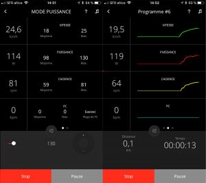 L'application Elite myETraining permet un entraînement précis