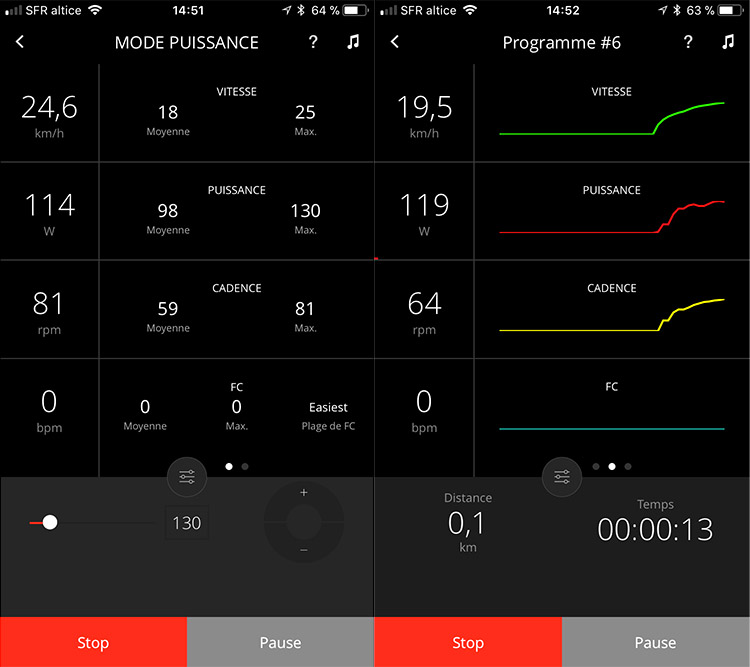 L'application Elite myETraining permet un entraînement précis