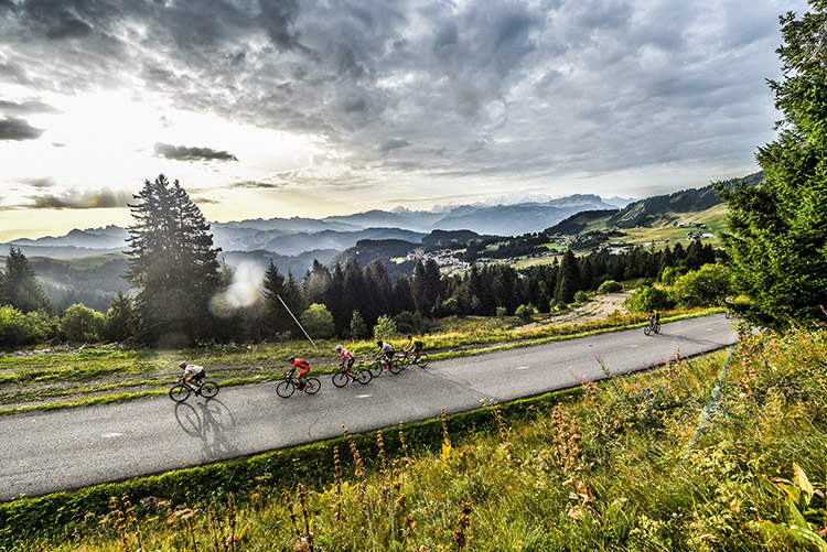 Un paysage magnifique sur la Haute Route Alpes 2017